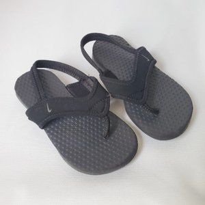 Nike Baby Boy Black Comfort Flip Flop Sandals 10 C